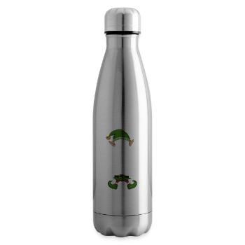 Group Matching Family Christmas Gift Elf - Insulated Water Bottle - silver - Right