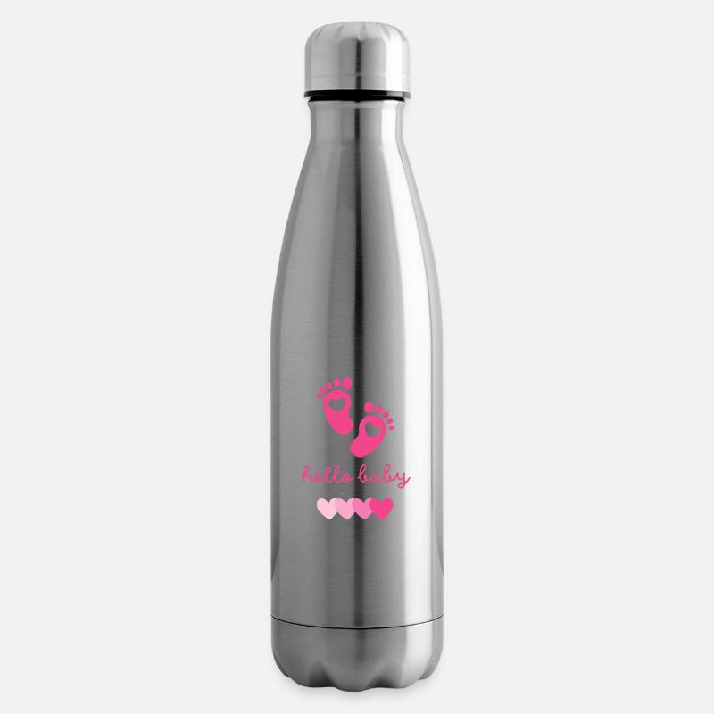 hello baby rosa - Isolierflasche - Lightsilver