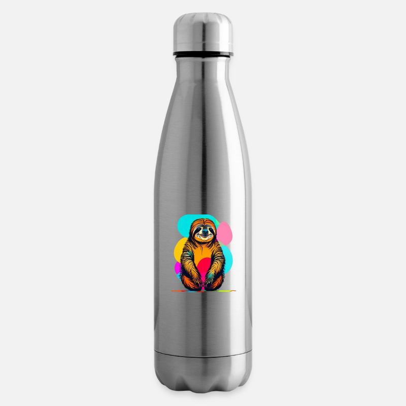 Faultier - Isolierflasche - Lightsilver