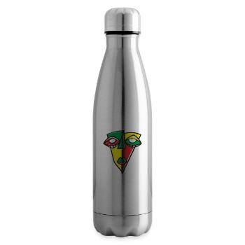 African Art - Bouteille isotherme - argent clair - Droite