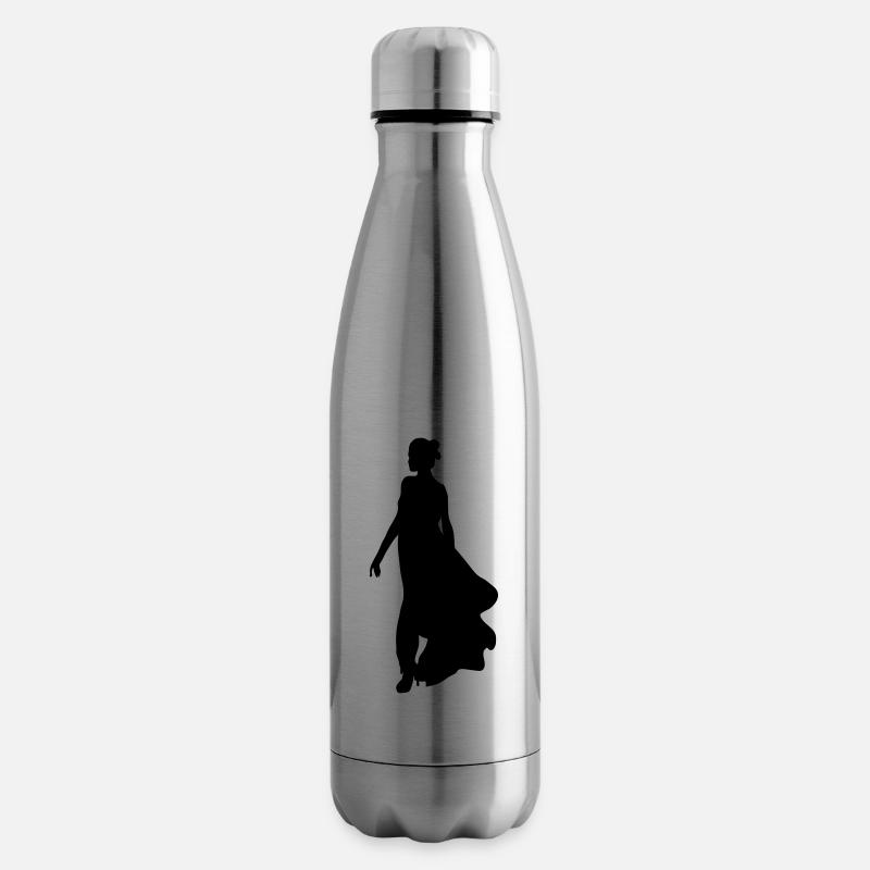 Silhouette silhouette silhouette - Bouteille isotherme - argent clair
