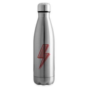 Roter Blitz - Isolierflasche - Lightsilver - Rechts