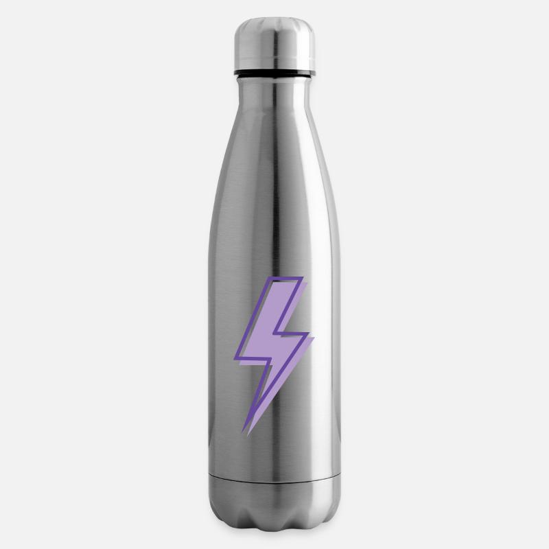 Lila Leuchten - Isolierflasche - Lightsilver