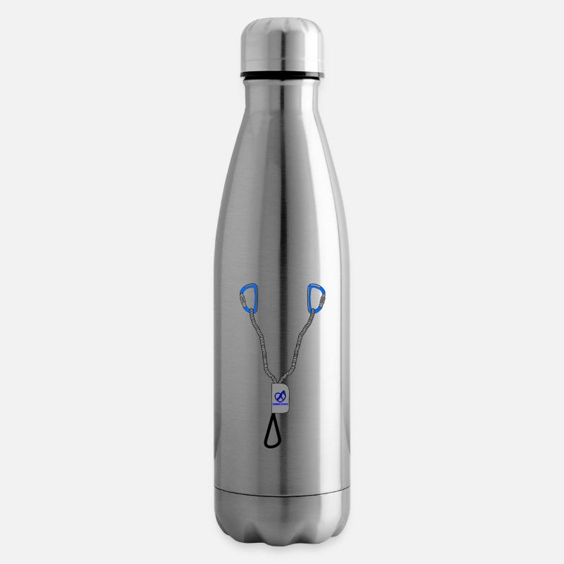Klettersteigset in Blau - Isolierflasche - Lightsilver