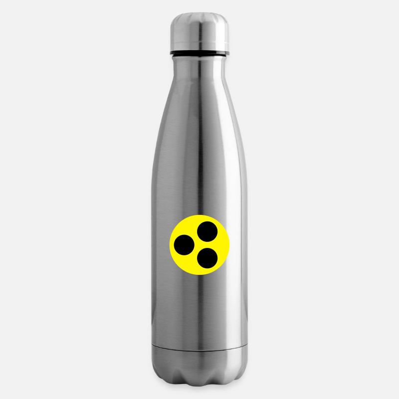 Blindenzeichen - Isolierflasche - Lightsilver