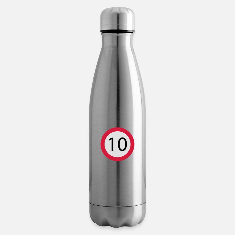 10 - Insulated Water Bottle - silver