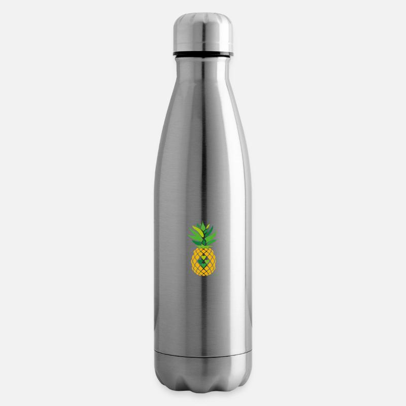 Liebe Ananas - Isolierflasche - Lightsilver