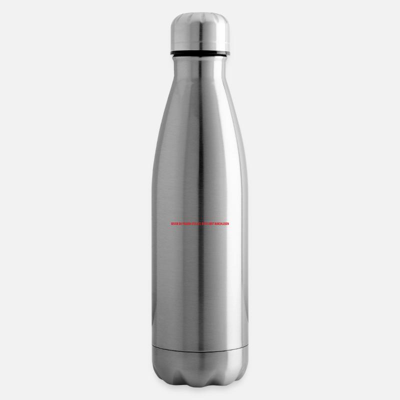 Segelflieger FAQ Geschenk - Isolierflasche - Lightsilver