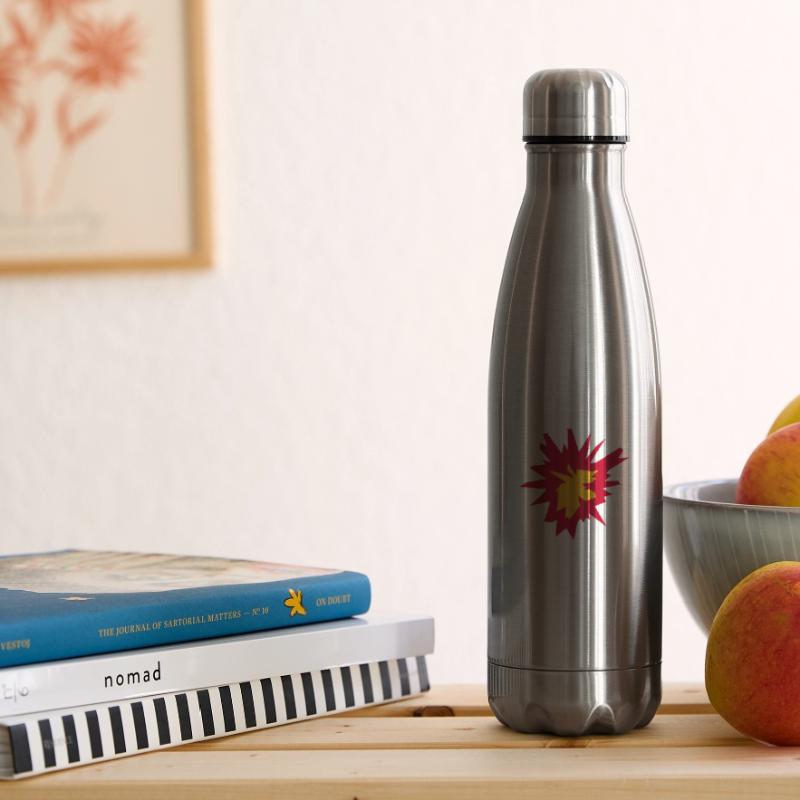 fire flame hot tnt dynamite explode explosi Insulated Water Bottle