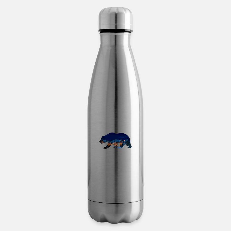 Bär - Isolierflasche - Lightsilver