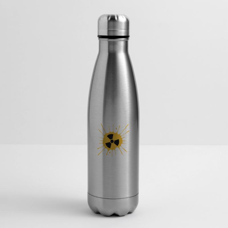 atomic symbol radioactive warning caution note Insulated Water Bottle