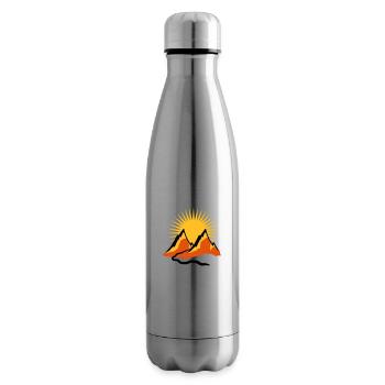 Schöne Berge Wanderweg Sonne - Isolierflasche - Lightsilver - Rechts