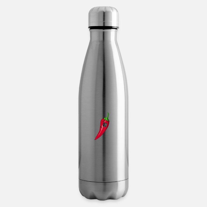 Chilli - Insulated Water Bottle - silver