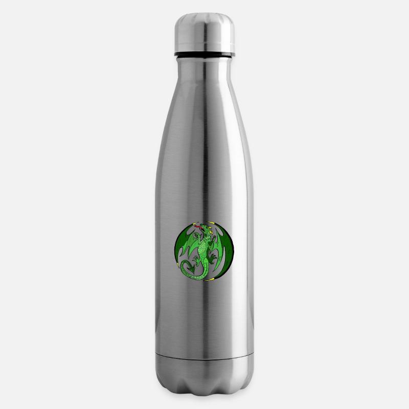 Drachenkreis - Isolierflasche - Lightsilver