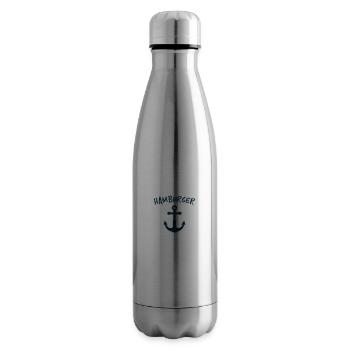 Hamburgerin Hamburg Hamburger Anker Geschenk - Isolierflasche - Lightsilver - Rechts