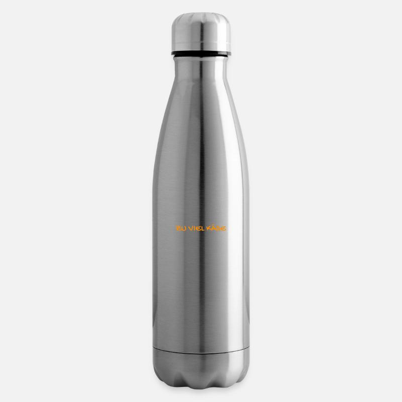 Käse Spruch lustig Geschenk - Isolierflasche - Lightsilver