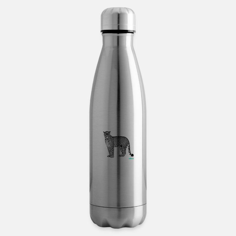 Leopard - Isolierflasche - Lightsilver