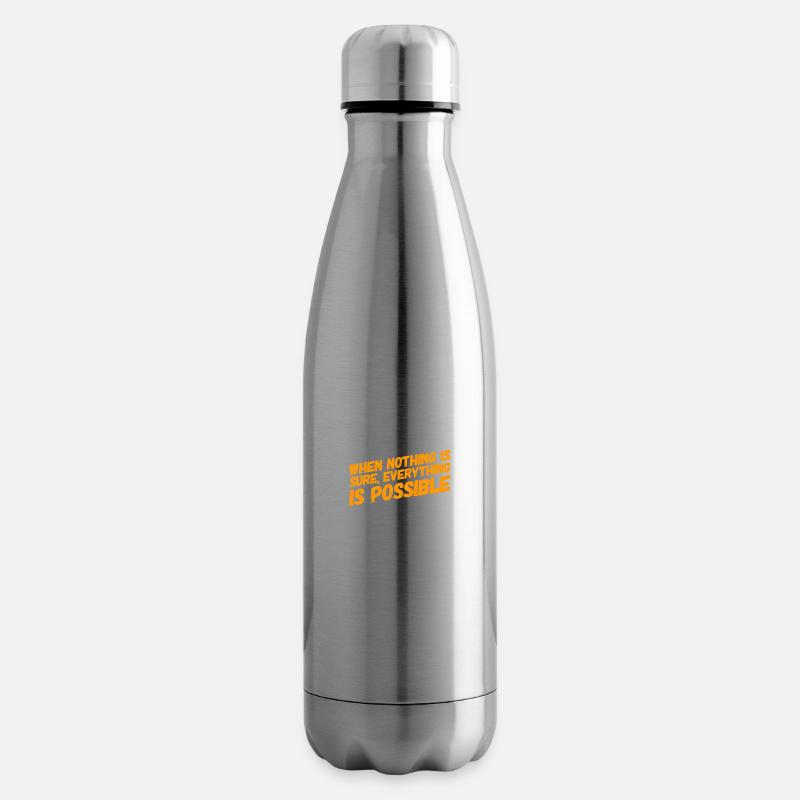 ich bin ein Optimist - Isolierflasche - Lightsilver