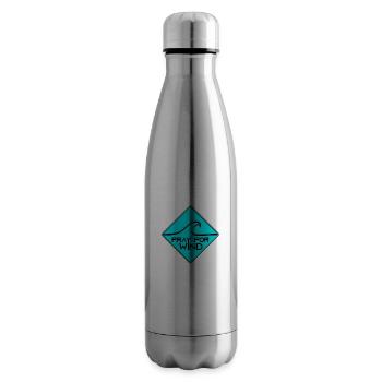 Pray for wind - Insulated Water Bottle - silver - Right
