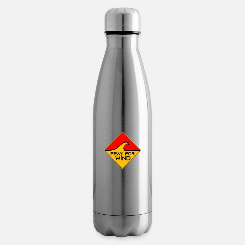 Pray for wind - Insulated Water Bottle - silver