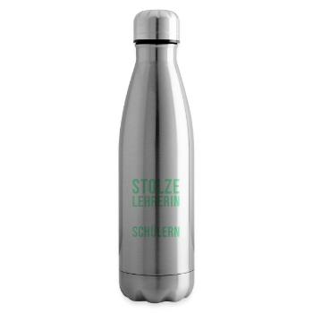 Lehrerin Abschiedsgeschenk Lustige Geschenkidee - Isolierflasche - Lightsilver - Rechts