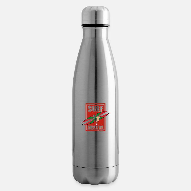 Basque surfing - Bouteille isotherme - argent clair