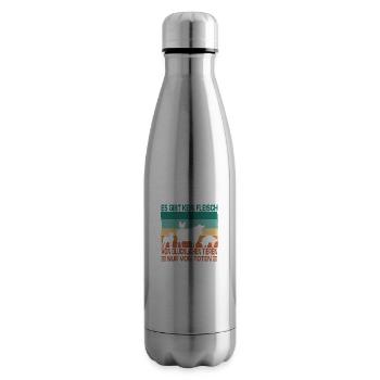 Protection du Climat Des Amis de la Nature Vegan Eco Organic Pro Vegan - Bouteille isotherme - argent clair - Droite