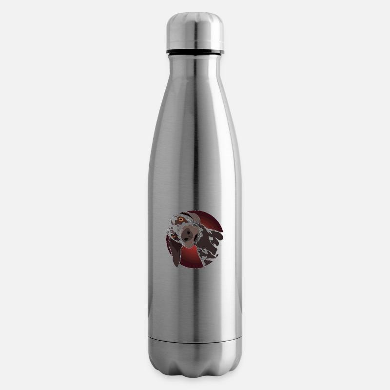 lustiger Dalmatiner Geschenk - Isolierflasche - Lightsilver