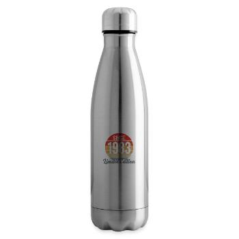 amazing since 1983 - anniversaire - Bouteille isotherme - argent clair - Droite