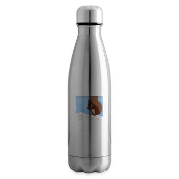 Écureuil - Bouteille isotherme - argent clair - Droite