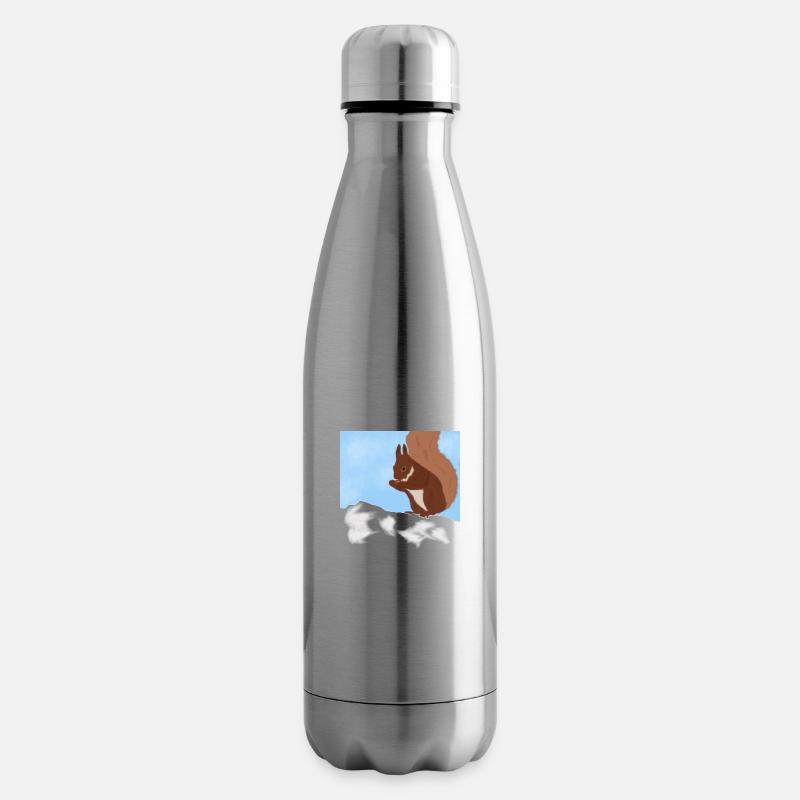 Eichhörnchen - Isolierflasche - Lightsilver