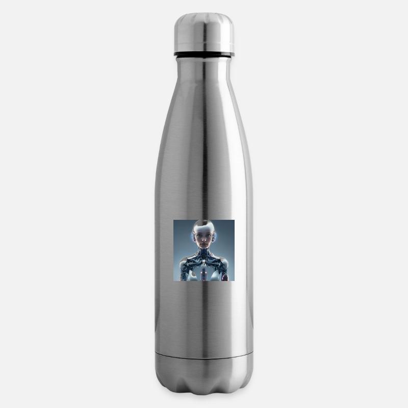 Gaming-Cyber-Mädchen - Isolierflasche - Lightsilver