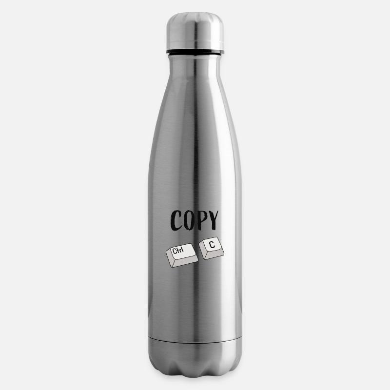 Strg C Kopieren - Isolierflasche - Lightsilver