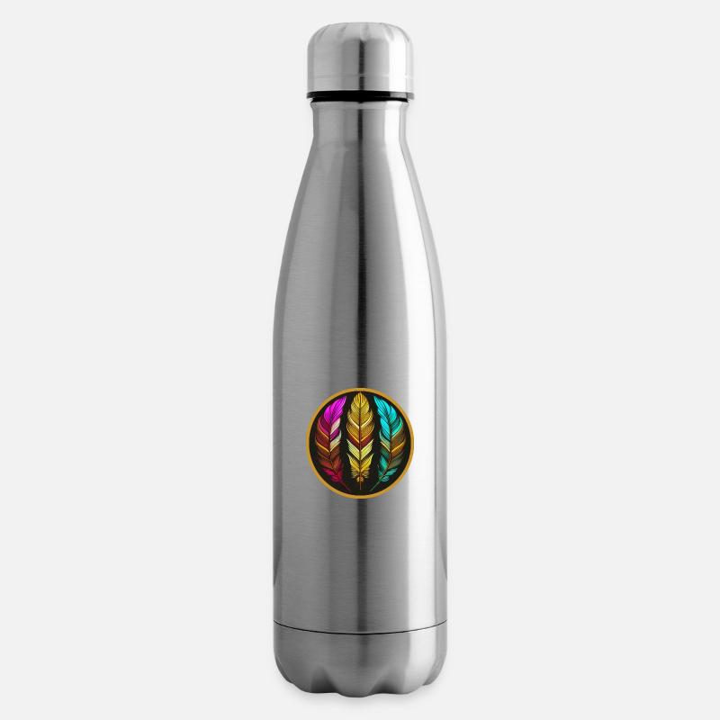 Emblem der 3 Federn - Isolierflasche - Lightsilver