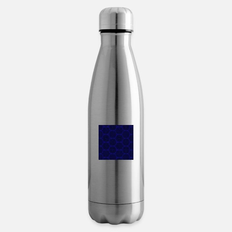 Chinese pattern - Insulated Water Bottle - silver