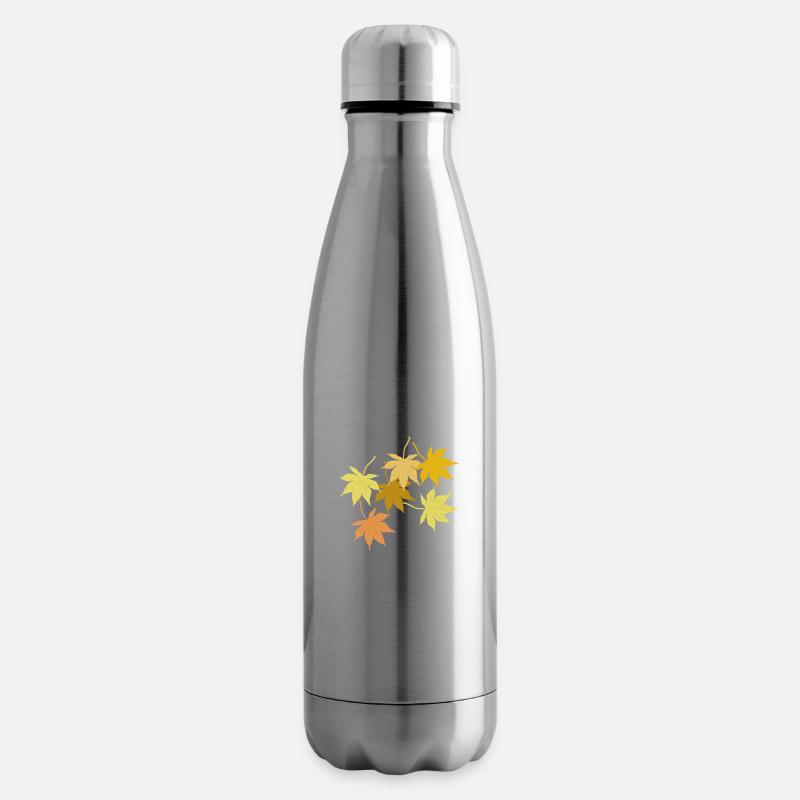 Feuille d’érable - Bouteille isotherme - argent clair