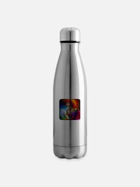 Floral Punk - Isolierflasche - Lightsilver