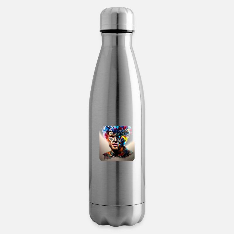 His deep rolling - Isolierflasche - Lightsilver
