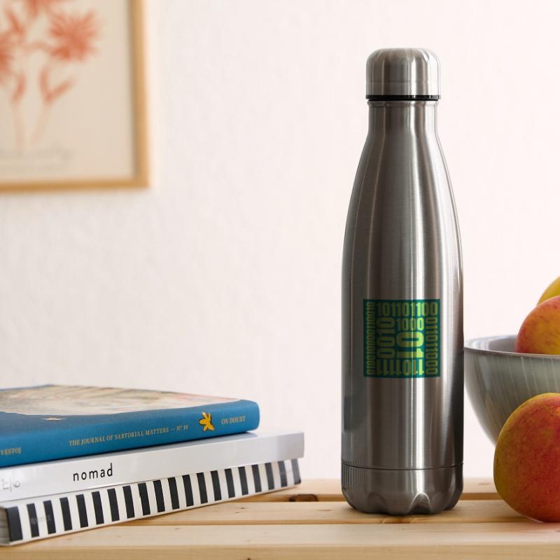 Binär Code Programm Sprache Isolierflasche