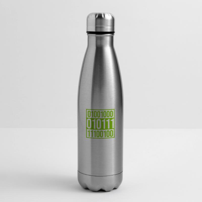 Binary Code Program Language Insulated Water Bottle
