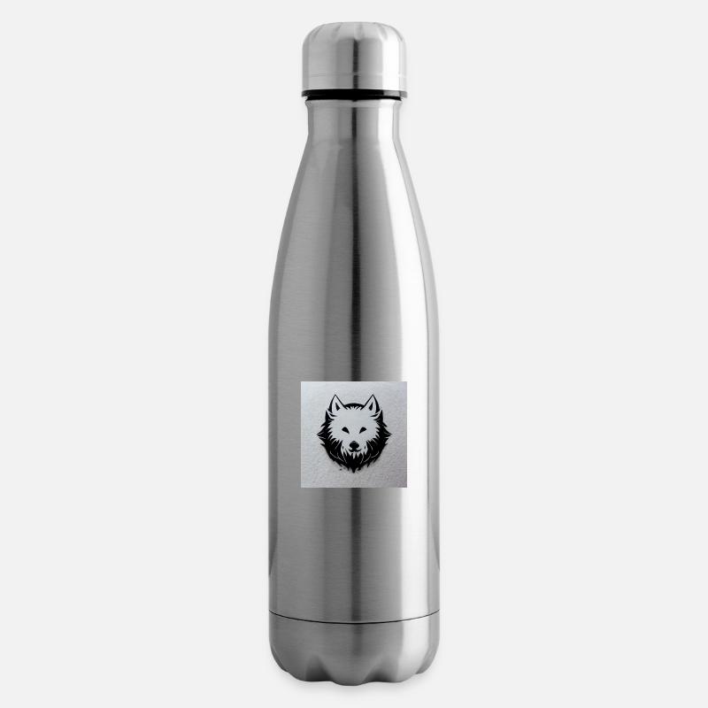 Wolfs Logo - Isolierflasche - Lightsilver