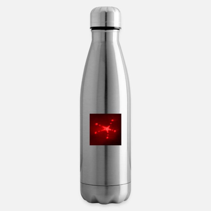 ÉTOILE ROUGE - Bouteille isotherme - argent clair