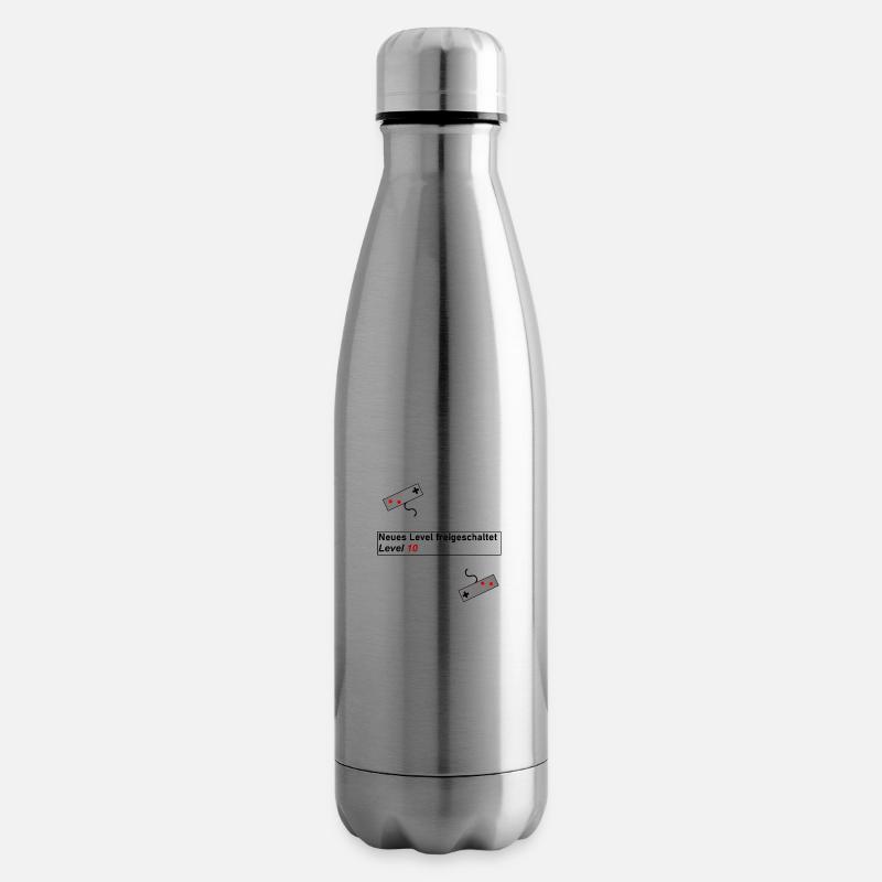 Level Up Gaming Geburtstag Geschenk Geschenkidee - Isolierflasche - Lightsilver