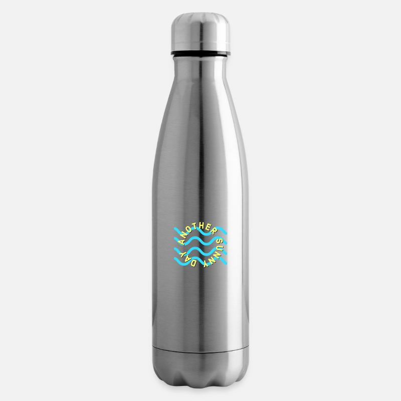Ein weiterer sonniger Tag! - Isolierflasche - Lightsilver