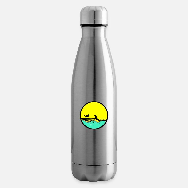 birds - Isolierflasche - Lightsilver