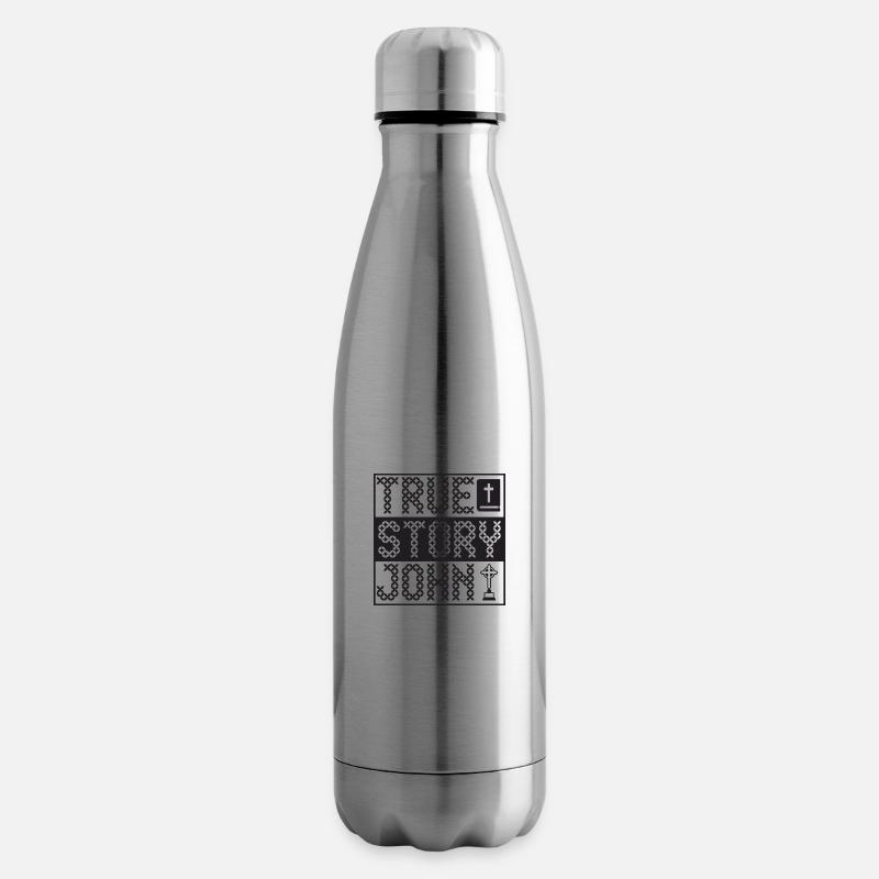 True Story John - Isolierflasche - Lightsilver