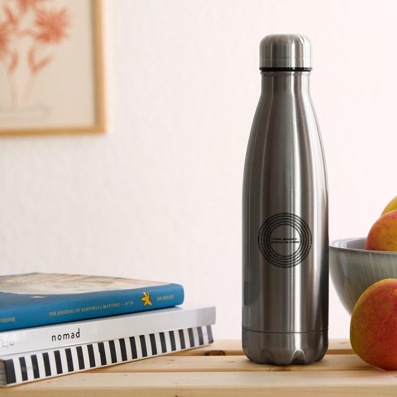 Think binary - speak in code Isolierflasche