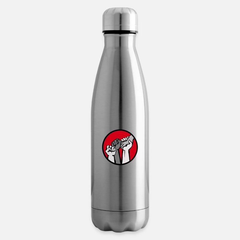 poings3c - Bouteille isotherme - argent clair