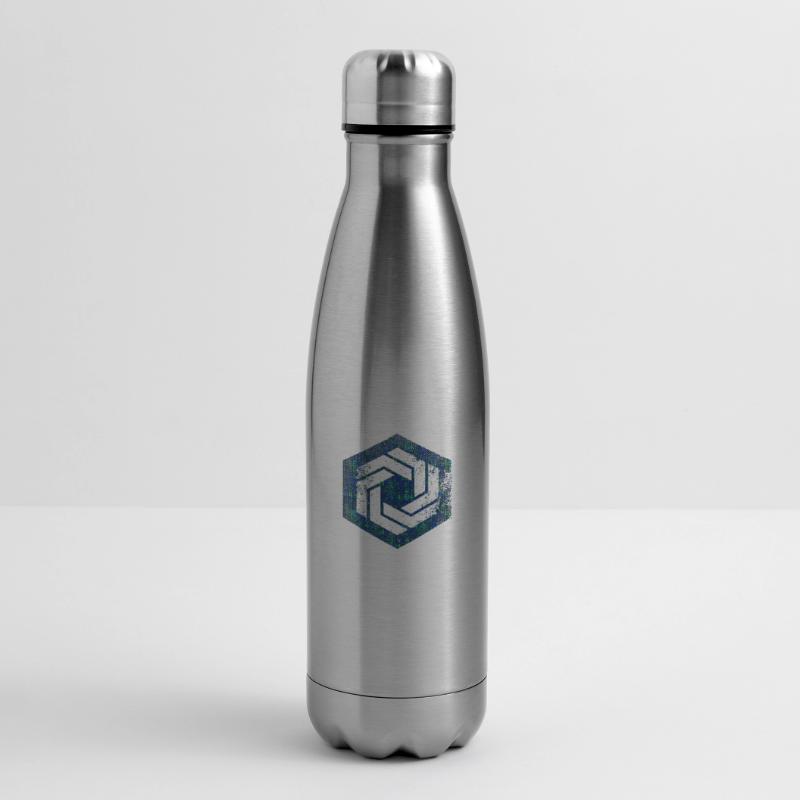 hexagon programming programmer coding geometric Insulated Water Bottle