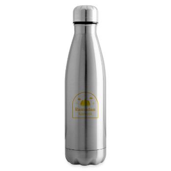 Ramadan Kareem - Insulated Water Bottle - silver - Right